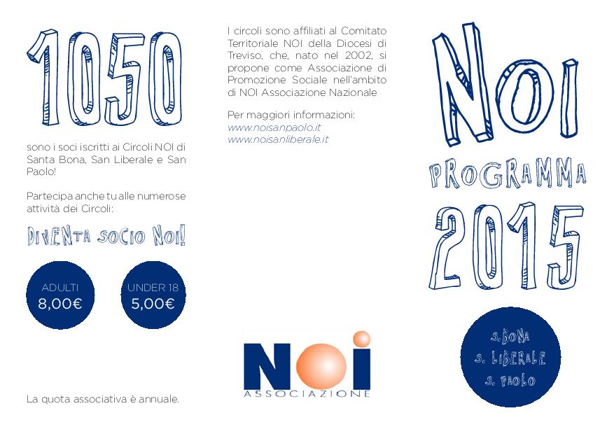 Programma NOI 2015