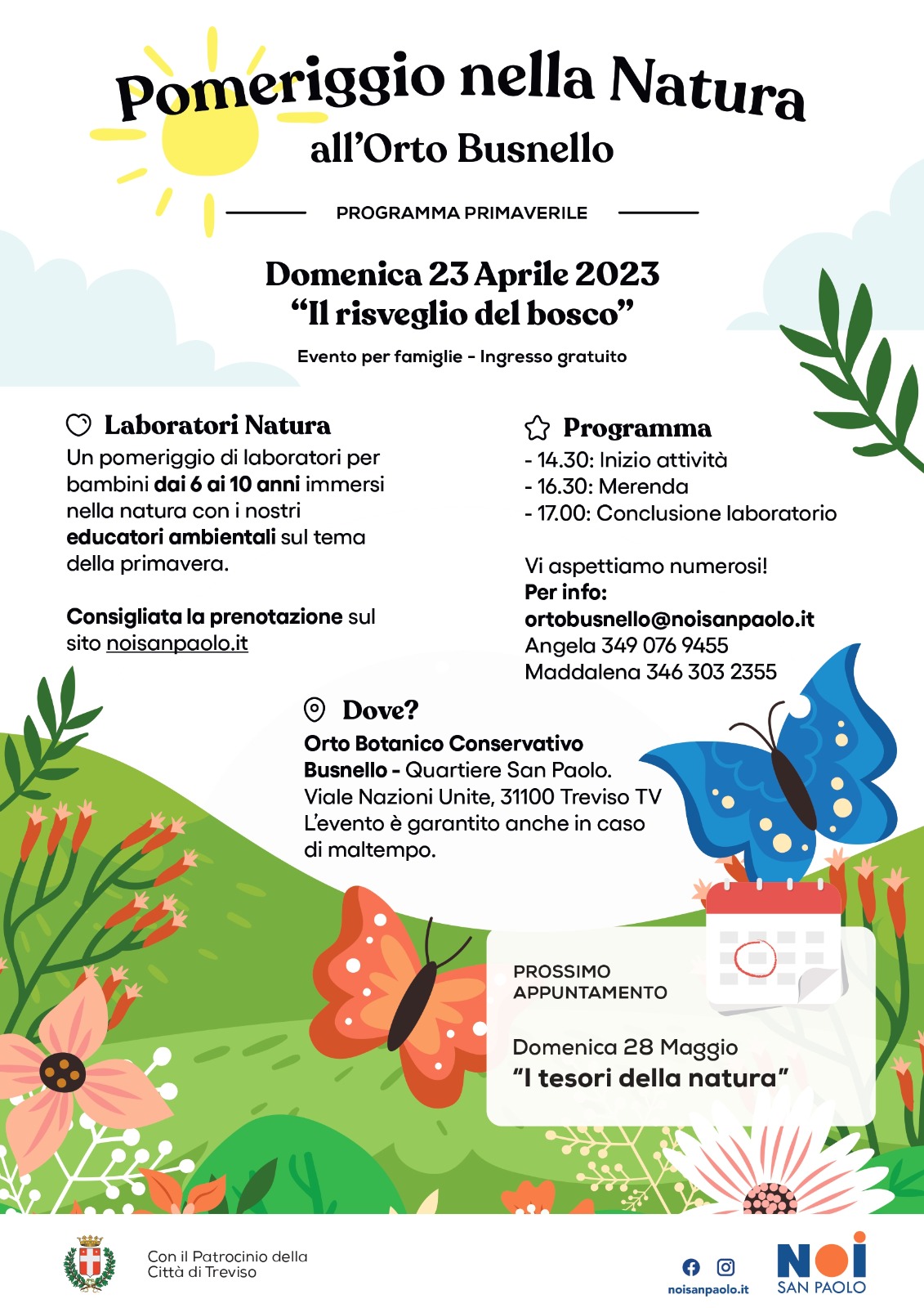 Locandina evento 25 Aprile 2023 - Orto Busnello